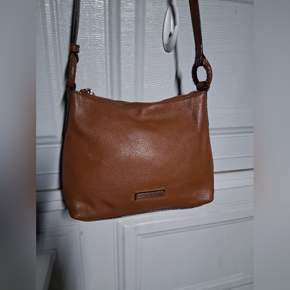 Michael Kors Tan Leather Shoulder Bag